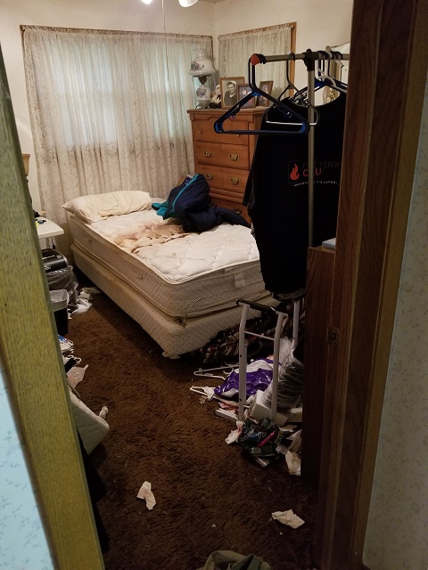 Estate property before cleanout