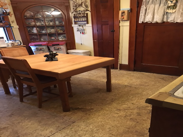 Kitchen restored and sanitized after cleanup