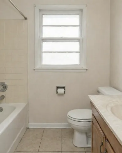 Washroom sanitized after cleaning
